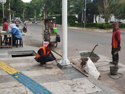 Kabel Lampu Jalan Sepanjang 100 M di Jakpus Diduga Dicuri, Polisi Bergerak