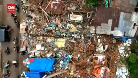 VIDEO: Melihat Kehancuran Kampung Panumbangan Pasca Gempa dari Udara