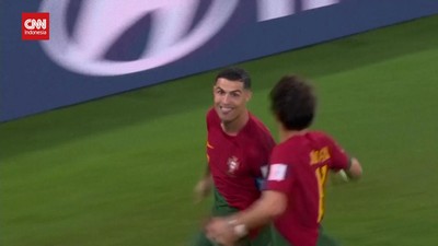 VIDEO: Ronaldo Cetak Gol, Portugal Tekuk Ghana di Piala Dunia 2022