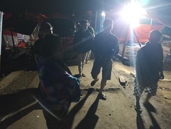 Gempa Susulan M 4,1 di Cianjur, Warga-Pengungsi Berlarian Selamatkan Diri