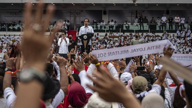 Jokowi volunteers satirize PDIP event at GBK: As long as people are happy