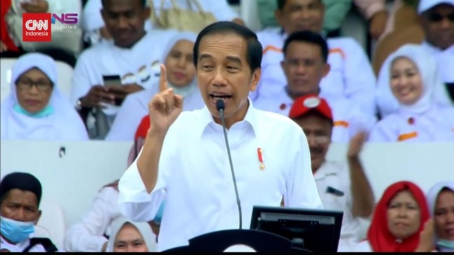 Presiden Jokowi meminta pemda memperhatikan tingkat inflasi wilayah masing-masing tiap jam, mengingat inflasi jadi momok semua negara.