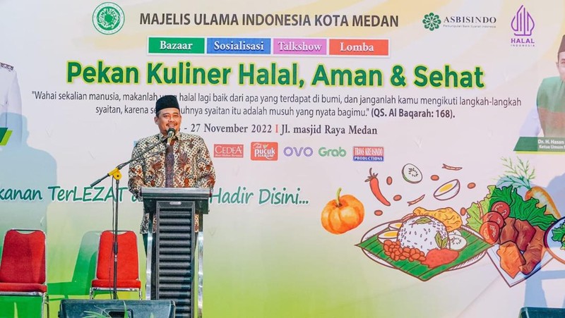 Kota Medan menjadi kota pertama yang menggratiskan pengurusan sertifikat halal bagi pelaku UMKM.