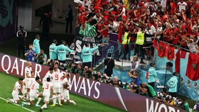 FOTO: Maroko Buat Belgia KO