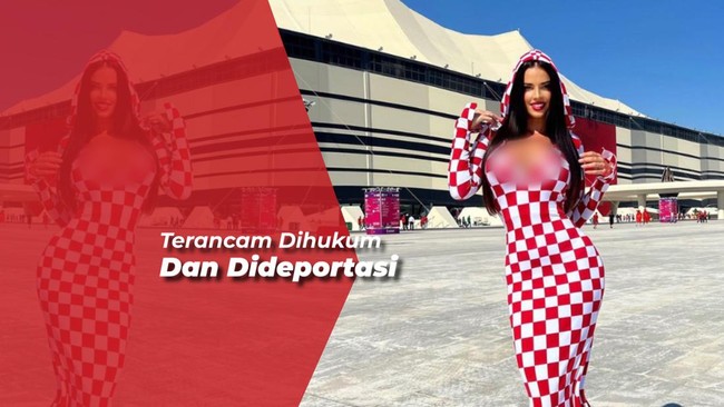 Eks Miss Kroasia Ivana Knoll Nekat Berpakaian Superseksi di Piala Dunia Qatar