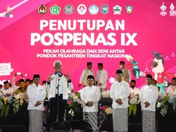 Tutup Pospenas Ke-9 di Solo, Ini Pesan Ganjar untuk Santri