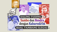 INFOGRAFIS: Saling Tuding Sambo, Hendra, Kabareskrim di Tambang Ilegal