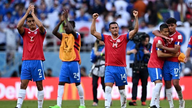 Kosta Rika masih punya asa lolos ke babak 16 besar Piala Dunia 2022. Berikut cara Kosta Rika bisa melaju ke fase knock out.