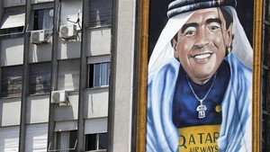FOTO: Mural 2 Tahun Kematian Maradona di Penjuru Argentina