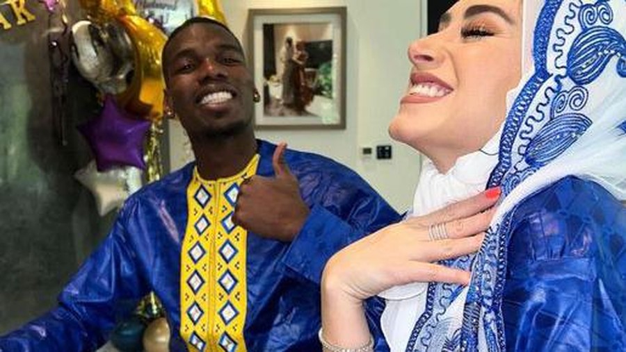 Pesona Zulay Pogba saat pakai hijab mencuti atensi warganet di media sosial.