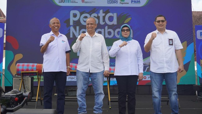 Pesta nasabah mikro bertujuan meningkatkan pengetahuan nasabah PNM, antara lain terkait kepemilikan perizinan usaha (NIB).