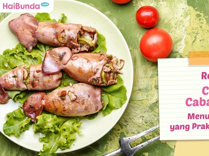 Resep Cumi Cabai Hijau, Menu Tumisan yang Praktis dan Sedap