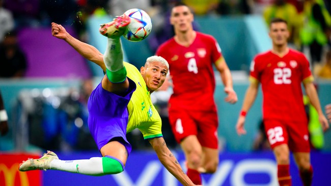Richarlison telah memperoleh lima juta pengikut baru di Instagram usai mencetak dua gol dalam kemenangan 2-0 Brasil atas Serbia di Piala Dunia 2022.