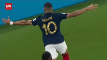 VIDEO: Gol-gol Prancis vs Denmark, Mbappe Cetak Brace