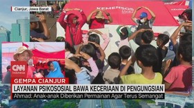 VIDEO: Layanan Psikososial Bawa Keceriaan di Pengungsian