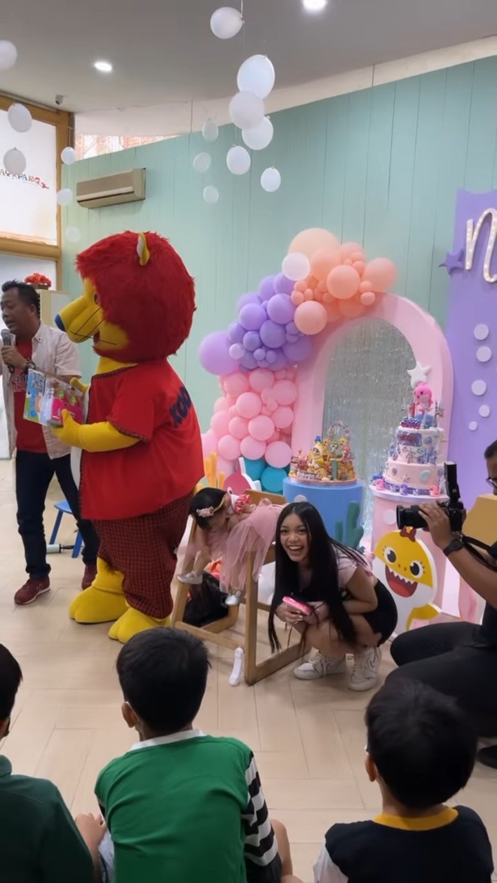 Potret Ulang Tahun Nakeya Ayu