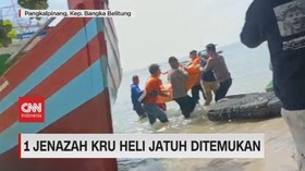 VIDEO: Satu Jenazah Awak Helikopter Polisi Jatuh Ditemukan
