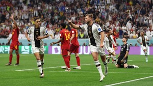 FOTO: Laga Menegangkan Spanyol vs Jerman di Piala Dunia 2022