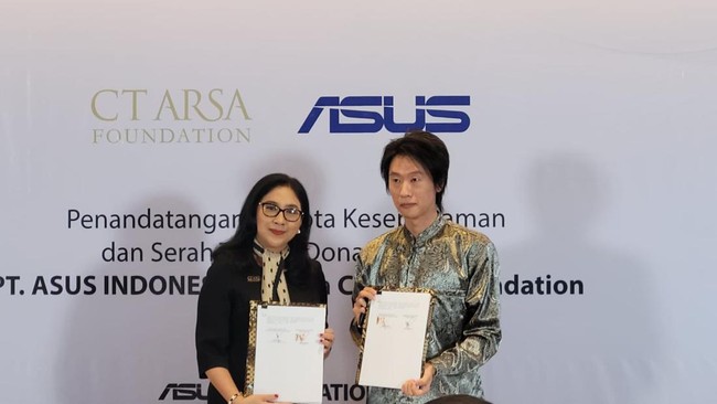 CTARSA Foundation bersama ASUS Indonesia bekerjasama demi kemajuan pendidikan Tanah Air.