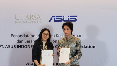 CTARSA Foundation-ASUS Indonesia Bagikan 708 Laptop untuk Pendidikan
