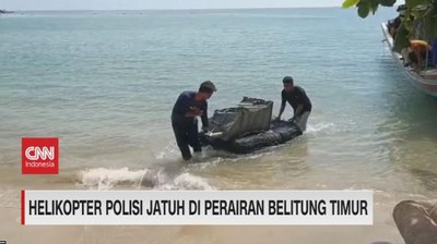 img-title VIDEO: Helikopter Polisi Jatuh di Perairan Belitung Timur