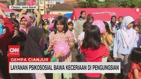 VIDEO: Layanan Psikososial Bawa Keceriaan di Pengungsian