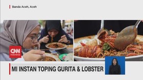 VIDEO: Mie Instan Toping Gurita dan Lobster