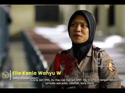 Kisah Ella, Mahasiswi yang Tinggalkan Kuliah Demi Jadi Polwan