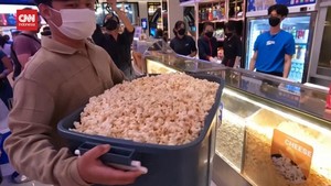 VIDEO: Cara Kocak Warga Thailand Beli Popcorn All You Can Eat