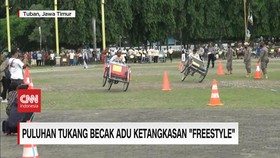VIDEO: Adu Cepat Becak Freestyle