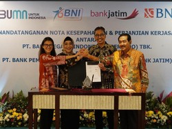 Bank Jatim Kolaborasi dengan BNI Tingkatkan Layanan Perbankan Digital