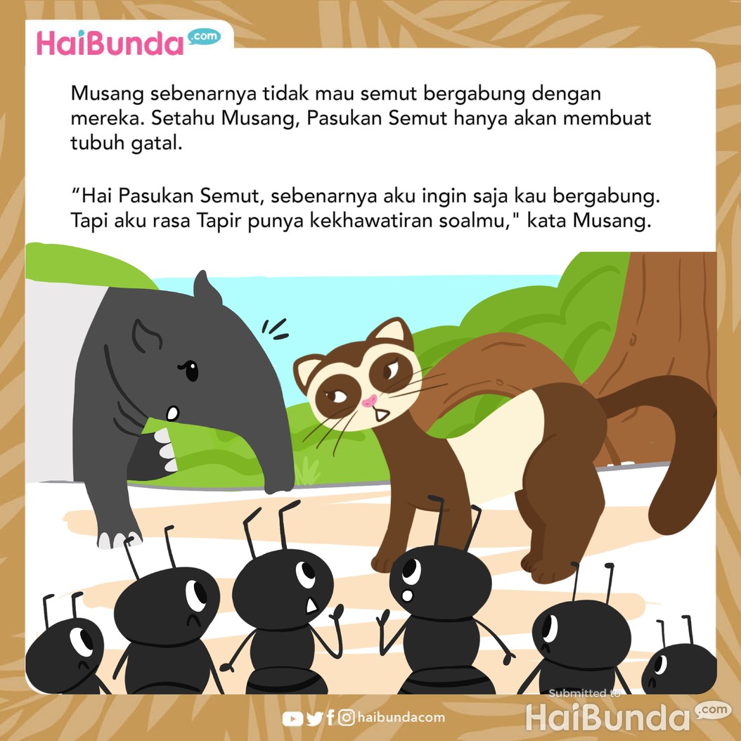 Cerita Fabel: Semut Kecil Jagoan
