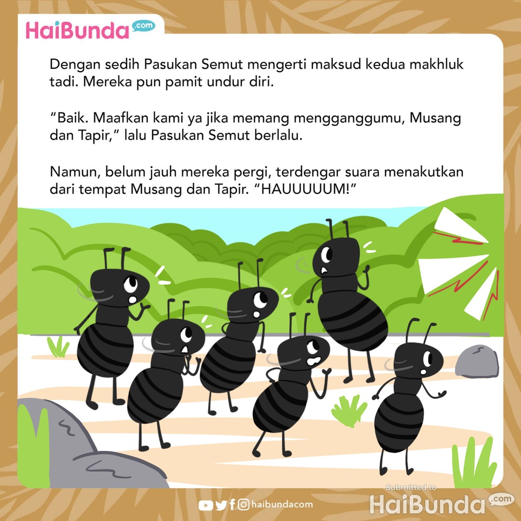 Cerita Fabel: Semut Kecil Jagoan