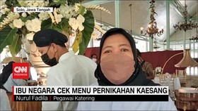 VIDEO: Ibu Negara Cek Menu Pernikahan Kaesang