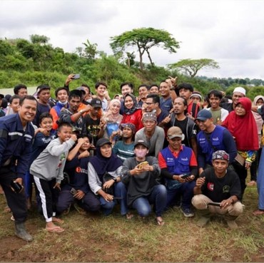 Rizky Billar Ungkap Alasan Bangun Taman Bermain bagi Korban Gempa Cianjur