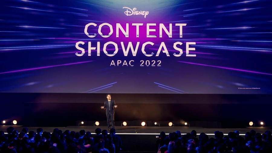 Luke Kang, President, The Walt Disney Company Asia Pacific opens the Disney Content Showcase in Singapore. (Courtesy of The Walt Disney Company)