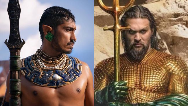Tenoch Huerta santai ketika tahu Namor dibanding-bandingkan dengan Aquaman yang diperankan Jason Momoa.