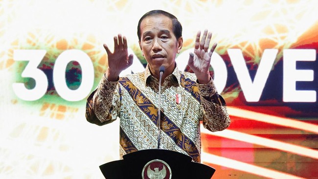 Presiden Jokowi meresmikan Bendungan Beringin Sila yang dibangun dengan anggaran Rp1,7 triliun di Kabupaten Sumbawa, Nusa Tenggara Barat, Kamis (19/12).