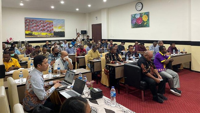 Dirjen Bina Keuangan Daerah Kemendagri Agus Fatoni mengatakan, pentingnya kegiatan monitoring dan evaluasi di Kabupaten Tambrauw dan Kabupaten Sorong.