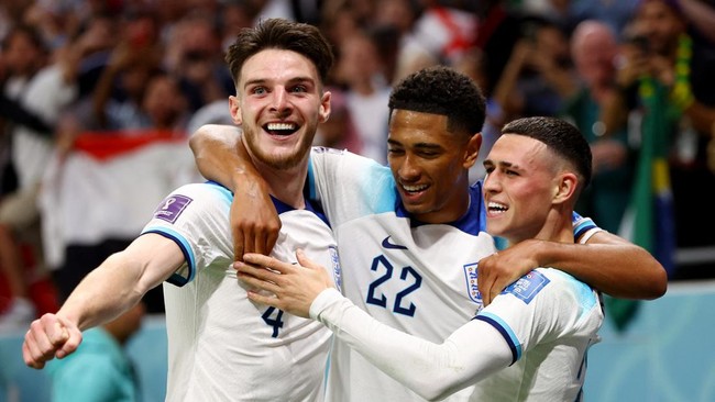 Berikut link live streaming Inggris vs Senegal yang merupakan pertandingan 16 besar Piala Dunia 2022.