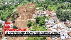 VIDEO: 12 Korban Masih Hilang Pascagempa Cianjur