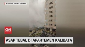 VIDEO: Asap Tebal di Apartemen Kalibata