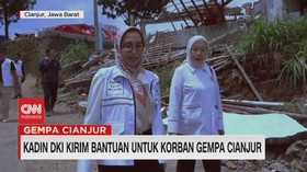 VIDEO: Kadin DKI Kirim Bantuan untuk Korban Gempa Cianjur