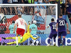 Penalti Messi Gagal, Babak I Polandia Vs Argentina 0-0