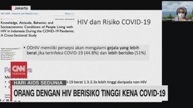 VIDEO: Orang Dengan HIV Berisiko Tinggi Kena Covid-19
