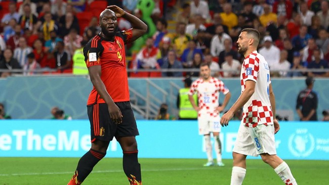 Performa buruk Romelu Lukaku membuat perjalanan Belgia di Piala Dunia 2022 berakhir.