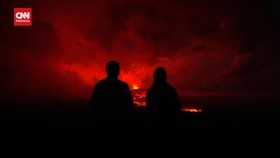 VIDEO: Letusan Spektakuler Gunung Mauna Loa Jadi Tontonan Warga