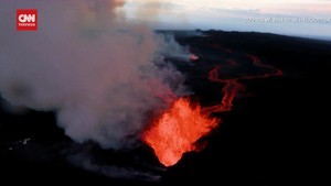 VIDEO: Manua Loa, Gunung Api Terbesar Dunia Bangun dari Tidur 38 Tahun