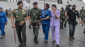 FOTO: Momen Kompak Andika-Yudo Jelang Pergantian Panglima TNI