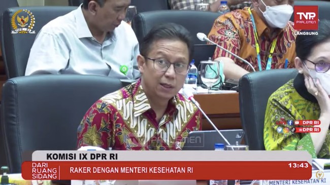 Menkes Budi Gunadi Sadikin mengikuti Raker bersama Komisi IX DPR dan mengungkapkan capaian BIAN 2022 serta bakal menggencarkan lagi imunisasi dasar di sekolah.